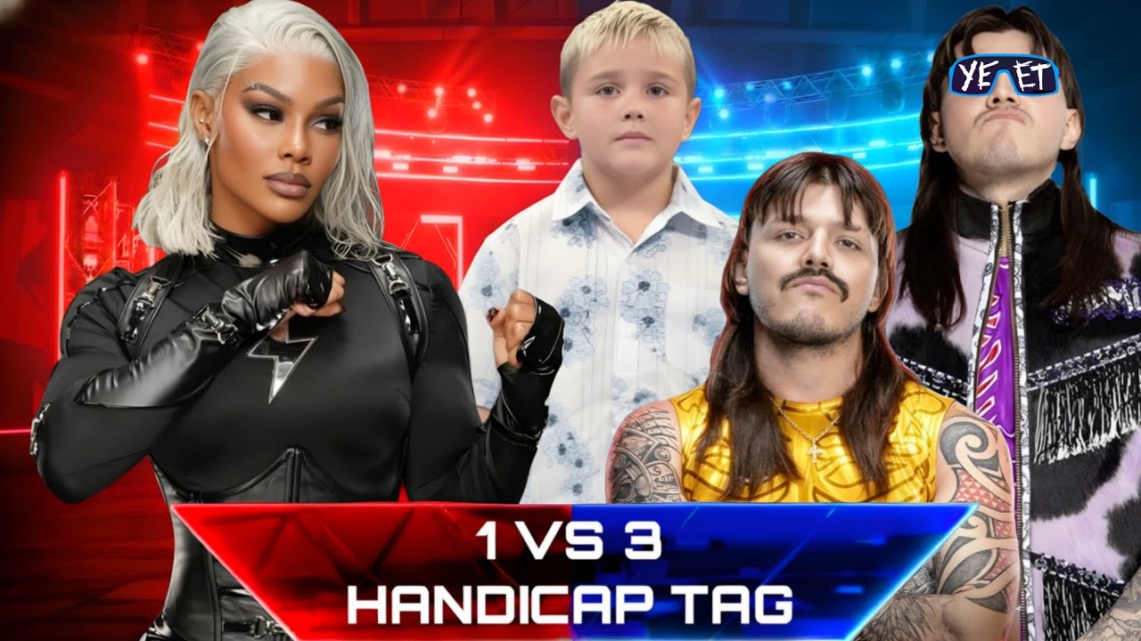 WWE 2K25 - Джейд Каргилл против Доминика 2005 + Грязный Доминик + Йит Доминик Мистерио | Командны...