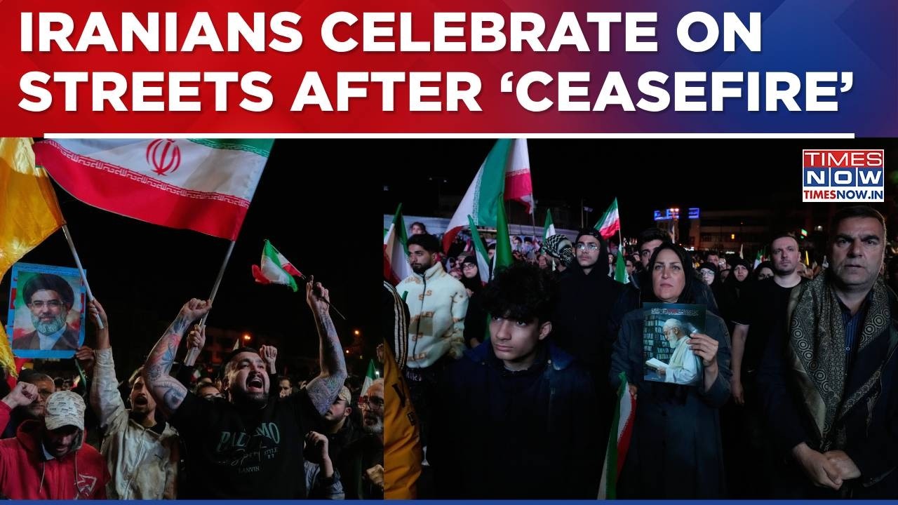 Iran Ceasefire: Scenes Of Celebration In Tehran After Trump's Announcement, Crowds Gather On Street