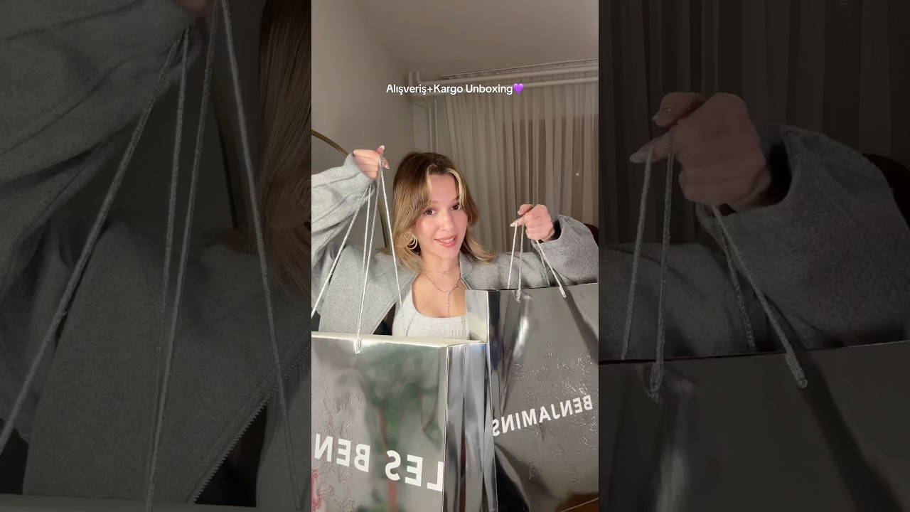 YENİ ALDIKLARIMI BİRLİKTE A&Ccedil;IYORUZ✨ #shorts #shopping #unboxing #kargoa&ccedil;ılımı #paketa&ccedil;ılımı