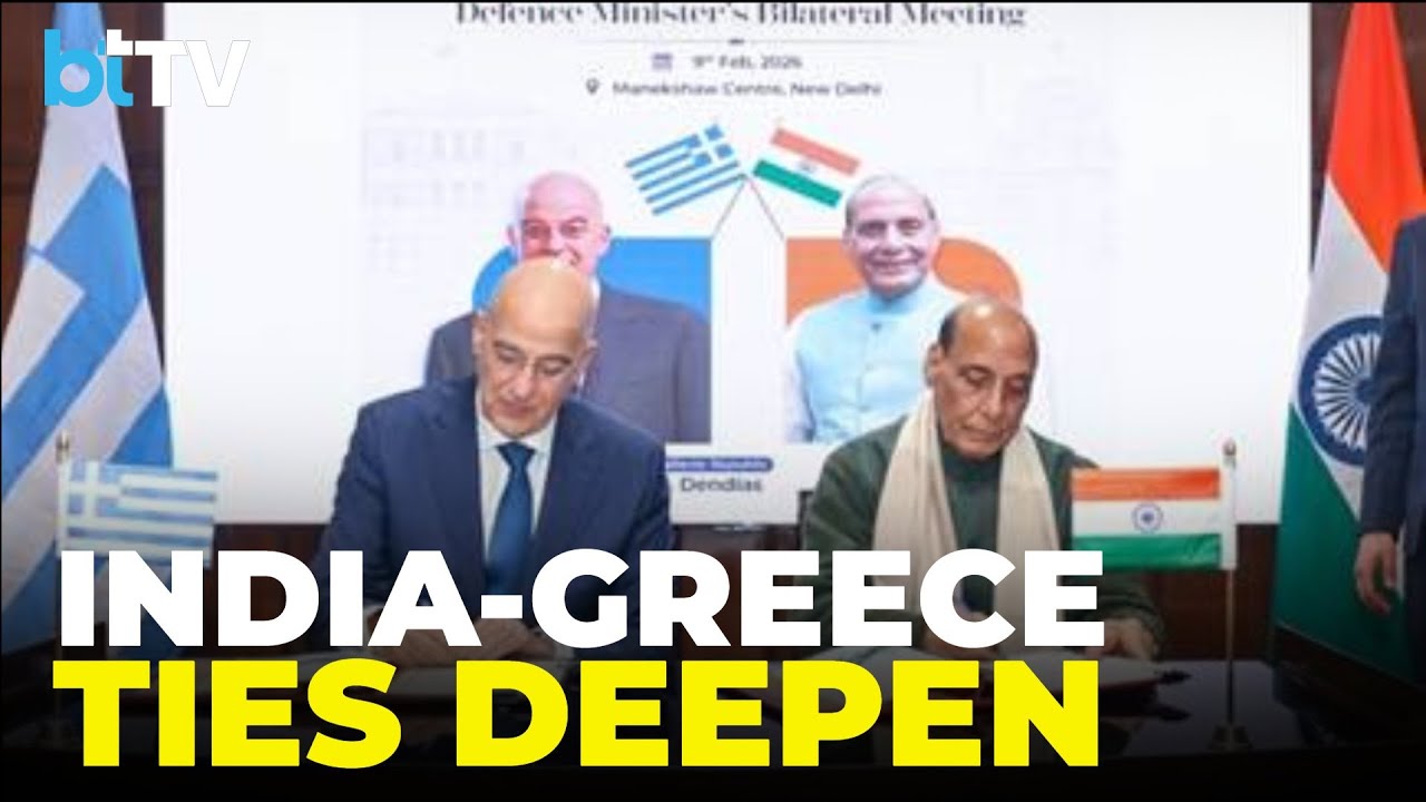 Rajnath Singh Holds Defence Talks With Greek Minister, Pushes Strategic Cooperation