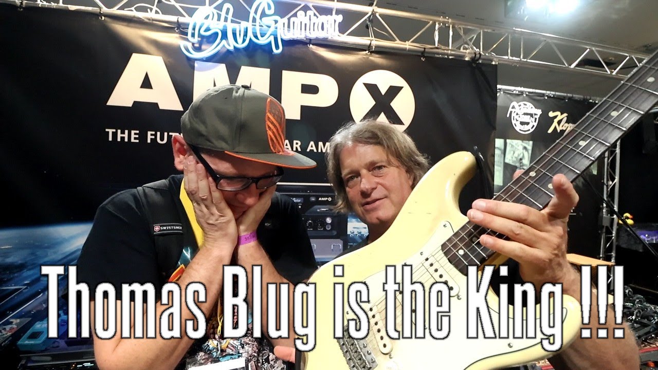Thomas Blug is the KING of Rock Guitar !!!  BluGuitar AMP X
