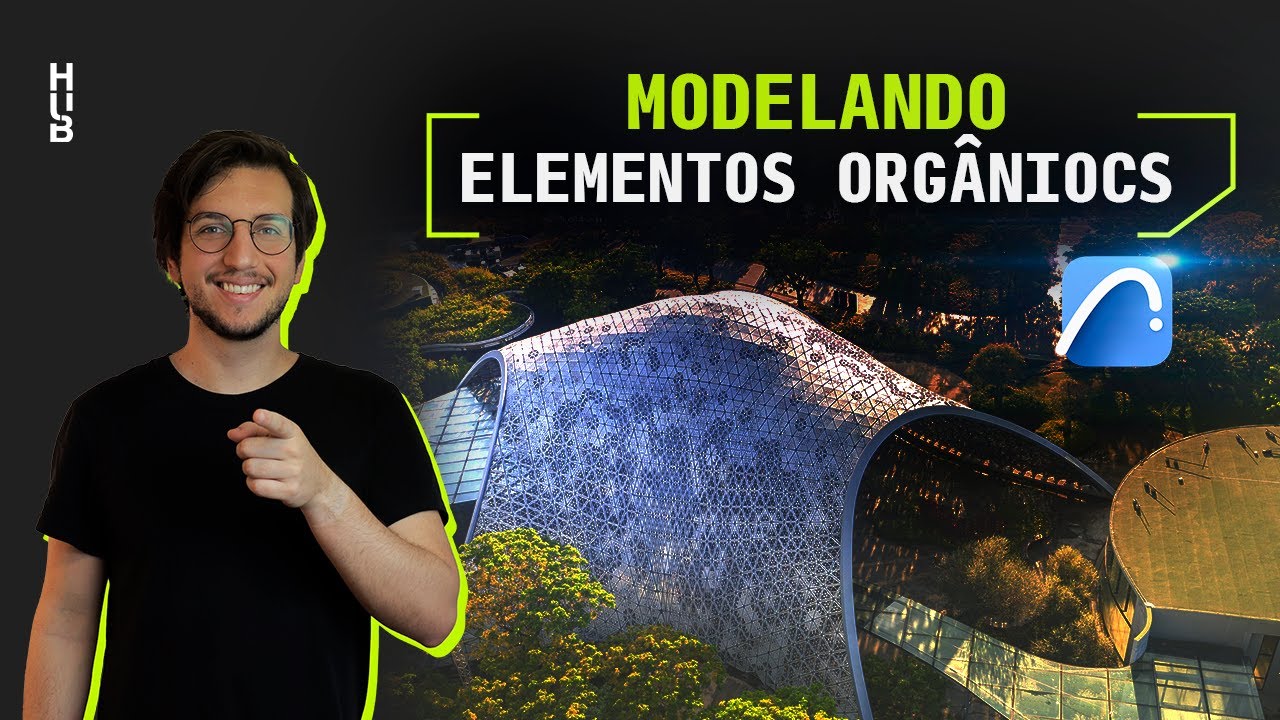 Modelando Elementos Orgânicos no Archicad | Hub Prática Criativa