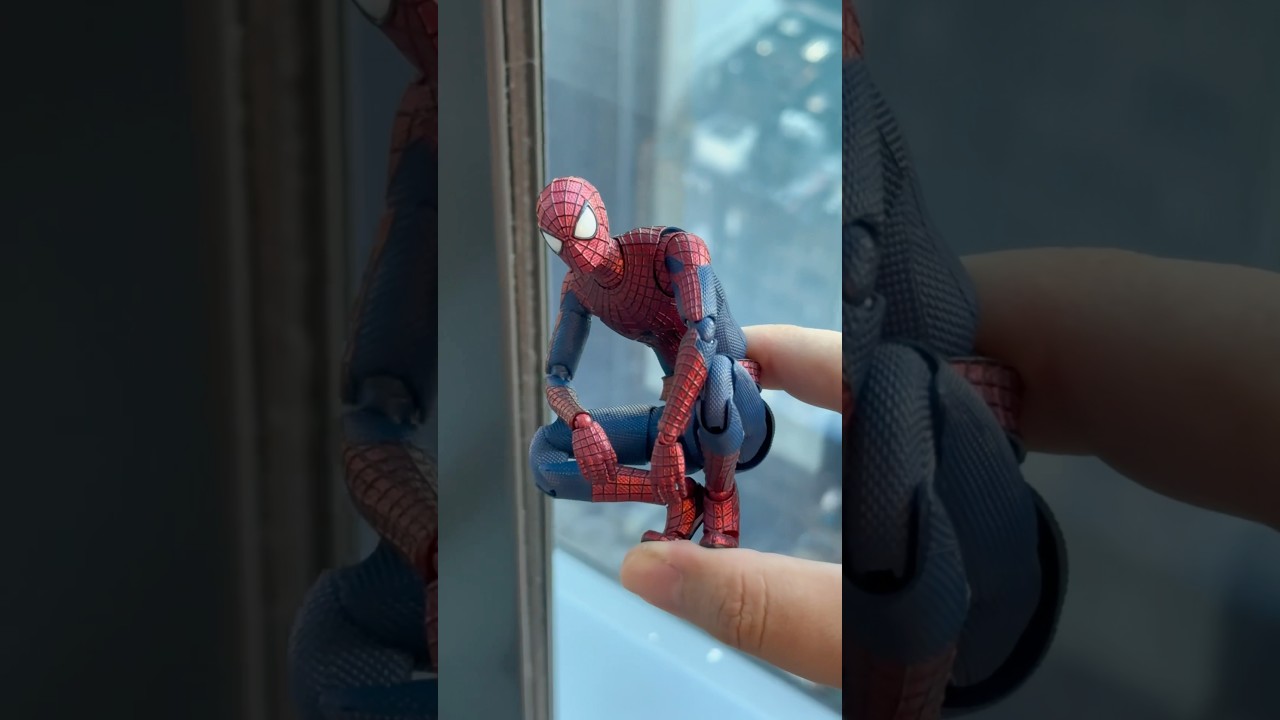 Posing with the SH Figuarts Amazing Spider-Man! #spiderman #marvel #actionfigures #posing #toys