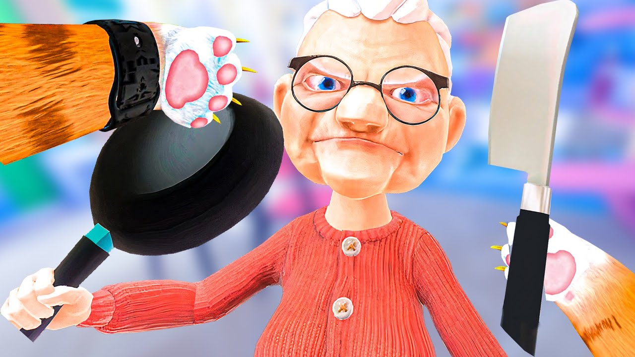 ❄️ KOT KONTRA BABCIA! | I am a Cat VR |