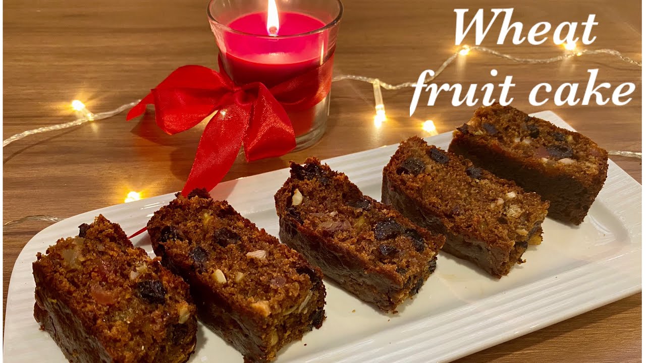 Wheat Fruit Cake|Eggless|Chirstmas Spl Fruit Cake Recipe