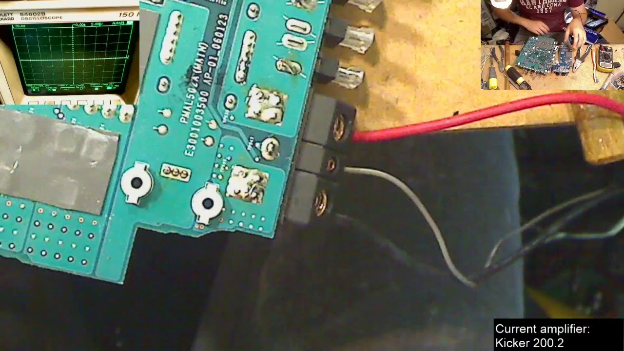 Car amplifier repair livestream