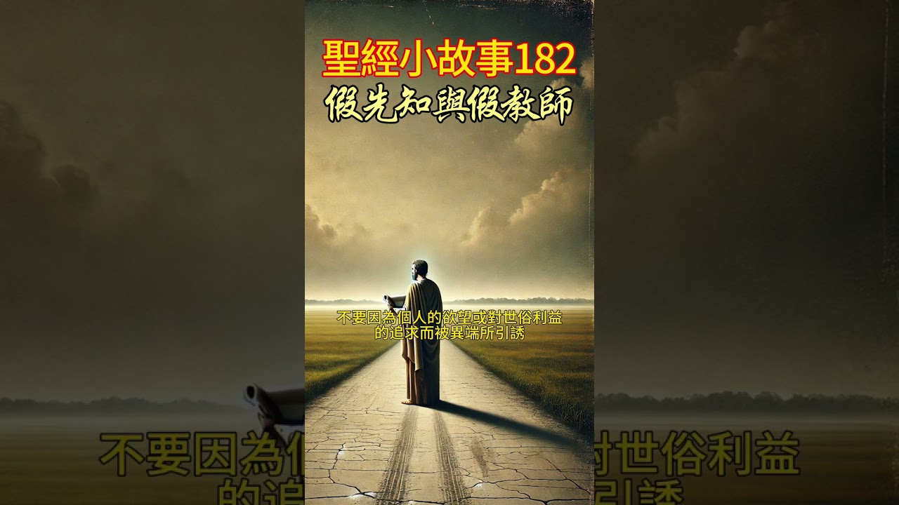 假先知與假教師（彼得后书 2:1-22） 【聖經小故事 第182期】 #聖經故事 #圣经故事 #聖經 #圣经 #故事 #基督教 #耶穌 #耶稣 #神话 #神話 #上帝 #祷告 #禱告 #信仰 #宗教