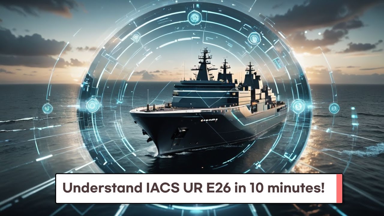 IACS UR E26: Ship Cyber Resilience in 10min