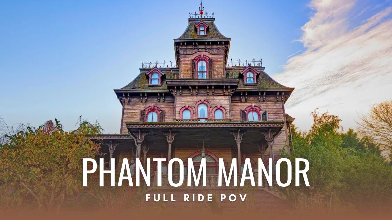 Phantom Manor | Full 4K Ride Through at Disneyland Paris