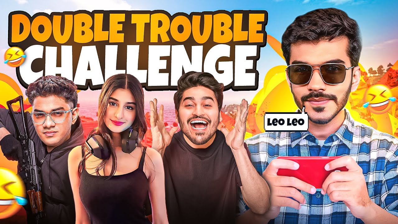 DOUBLE TROUBLE CHALLENGE IN BGMI ft @PAYALGAMING @soulregaltos9810 @Jokerkihavelii