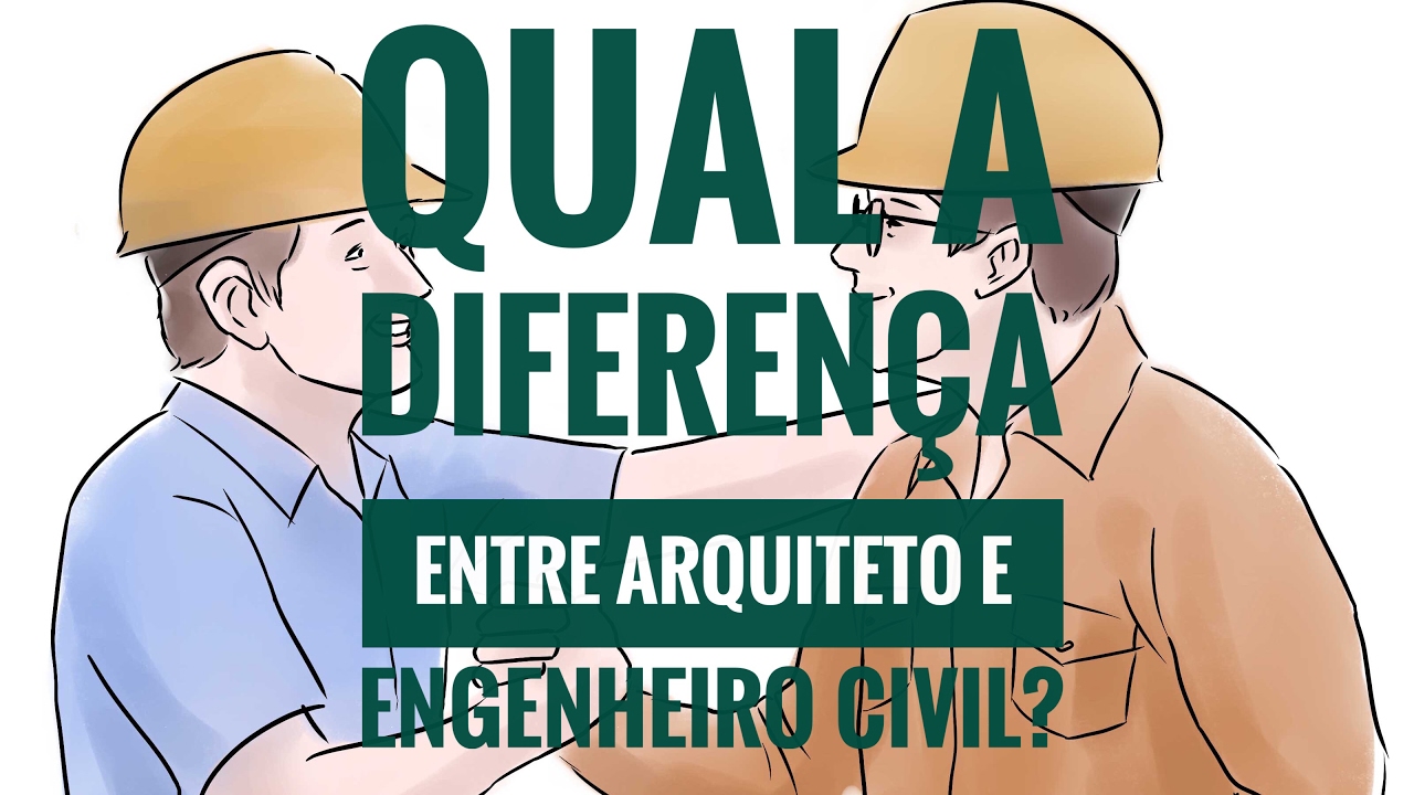 Qual a diferen&ccedil;a entre Arquiteto e Engenheiro Civil?