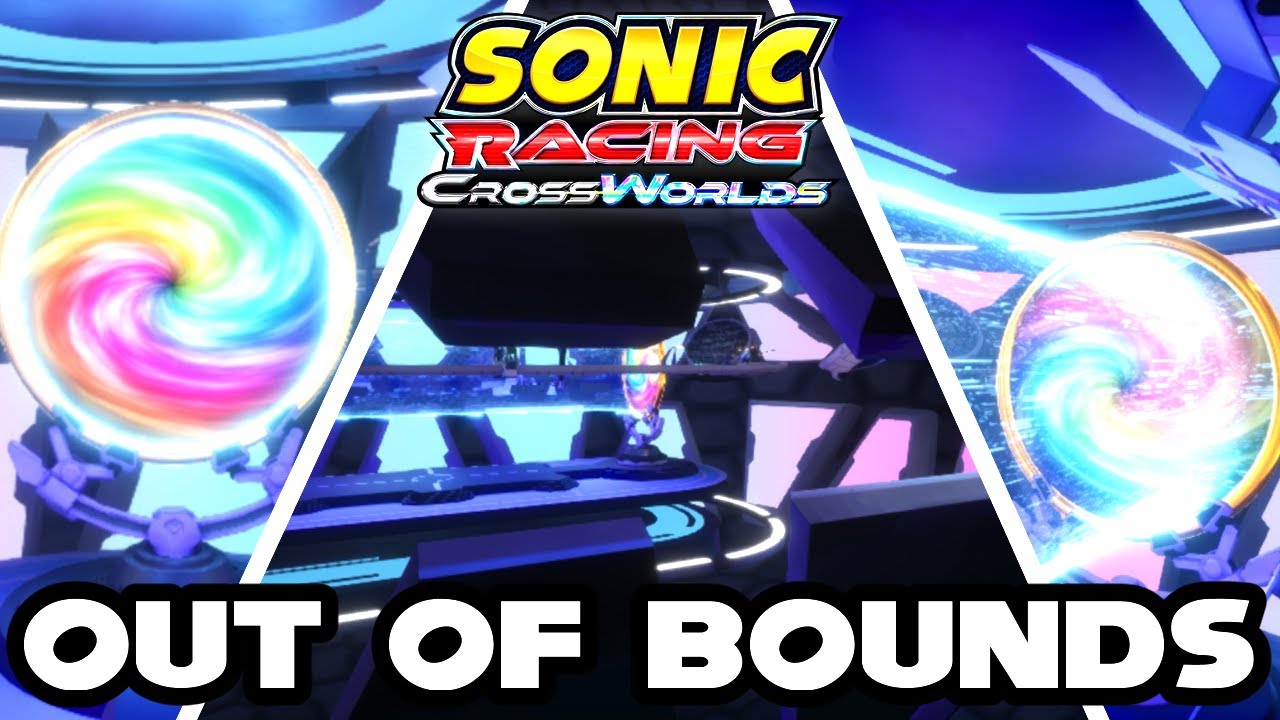 Исследуйте трассу для гонок на время «ЗА ПРЕДЕЛАМИ» в Sonic Racing CrossWorlds