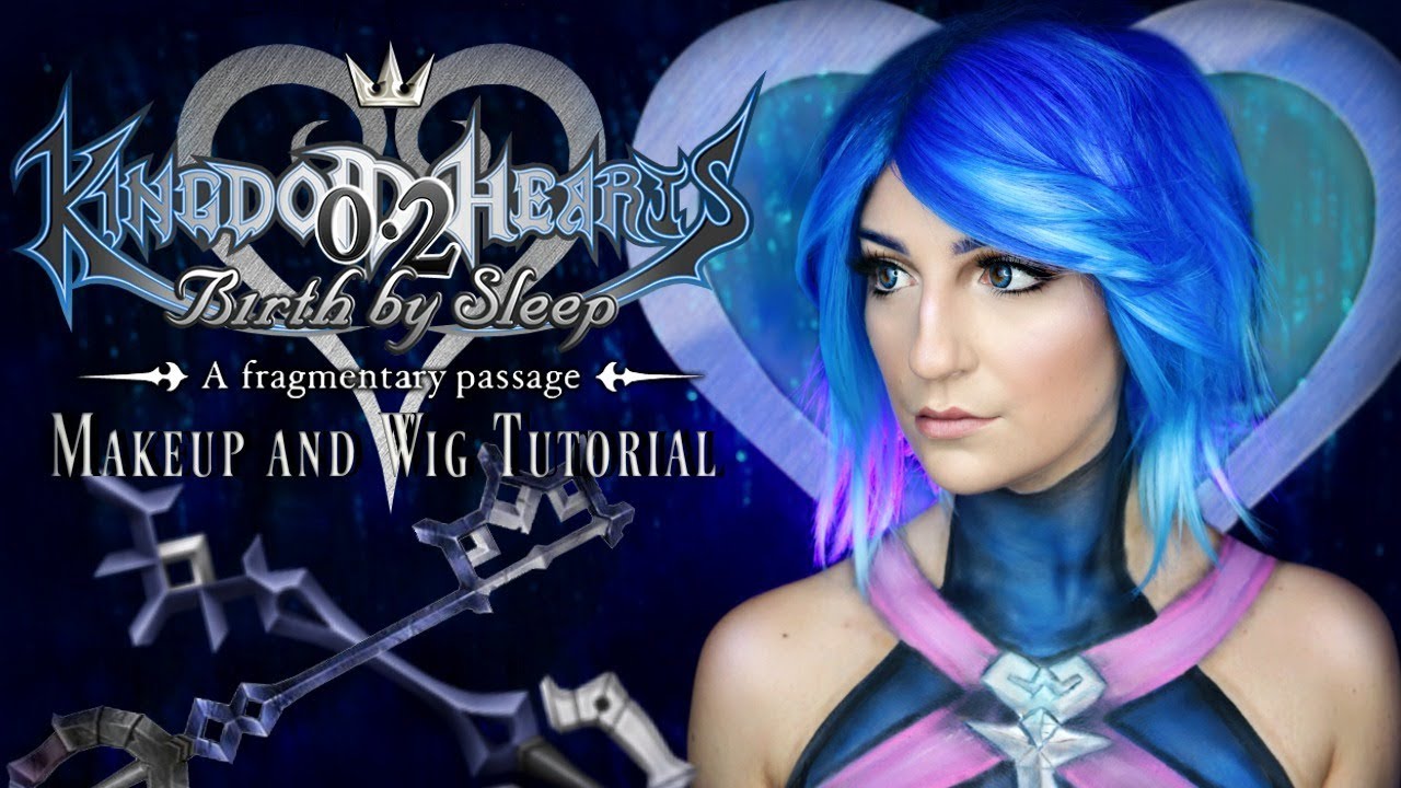 Aqua Cosplay Makeup & Wig Tutorial【Kingdom Hearts III】キングダムハーツ | Madalyn Cline