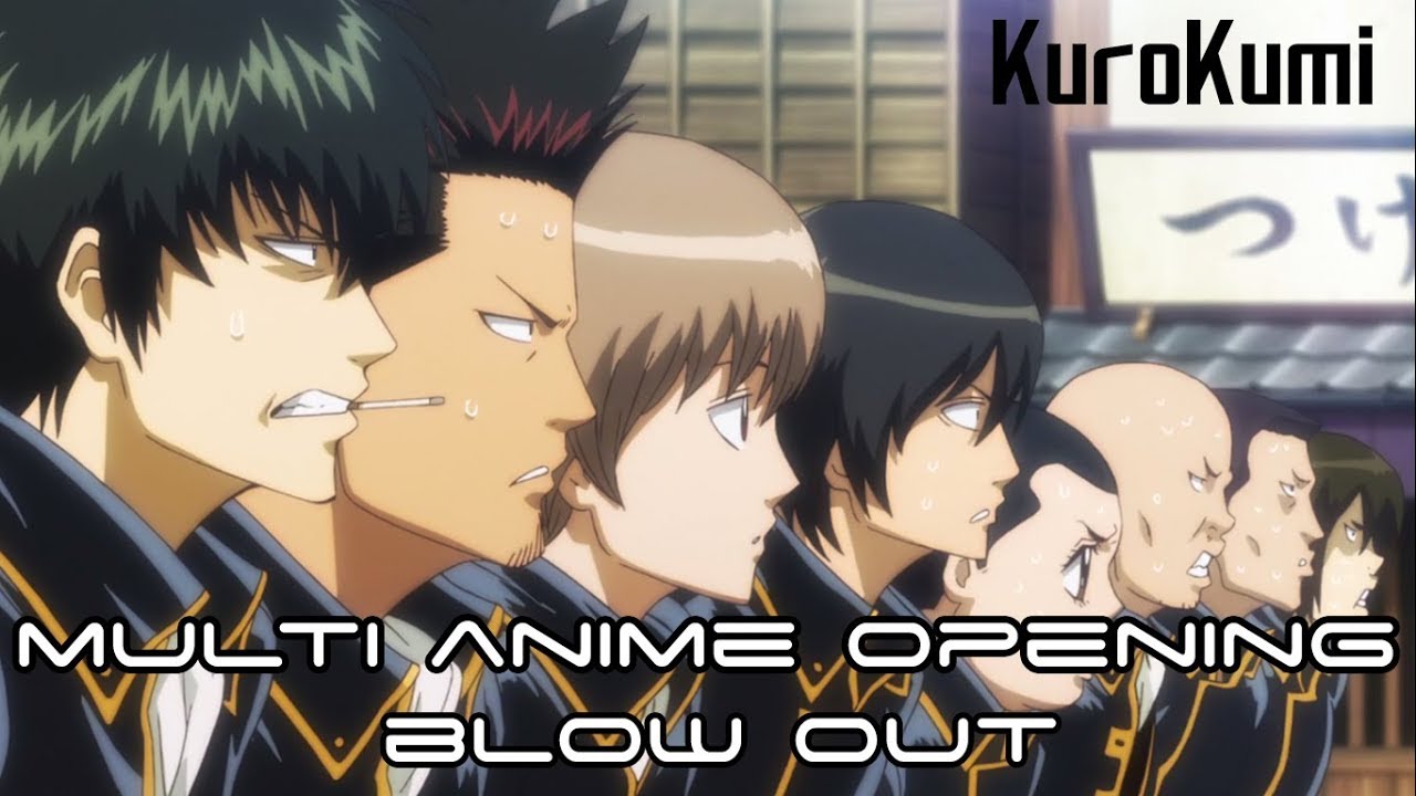 Multi Anime Opening - Blow Out (Rokudenashi Majutsu)