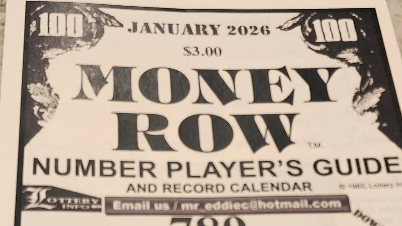💰 Обзор прогнозов на новогоднюю лотерею Money Row на январь 2026 года #pick3 #pick4 #lottery