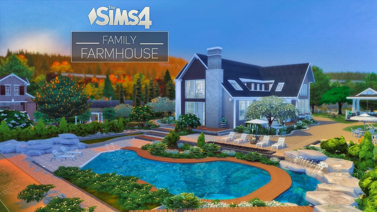 Семейный Фермерский Дом • Дизайн Ландшафта | БезСС | THE SIMS 4