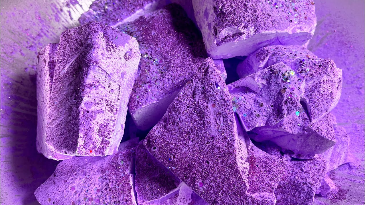 👀 NEW SERIES: Box of Chalk + A Bowl of Holi Powder ~ Pt. 1 (BSN) 💜✨| Gym Chalk ASMR | Satisfying
