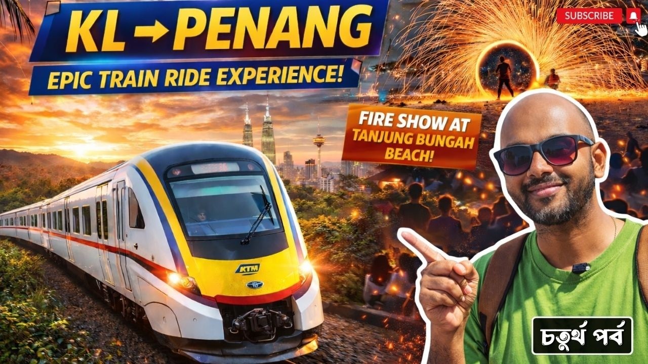 Malaysia Marvels | Ep 4 | KL to Penang by Train 🇲🇾 | Is Malaysia’s KL to Penang Train Worth It?