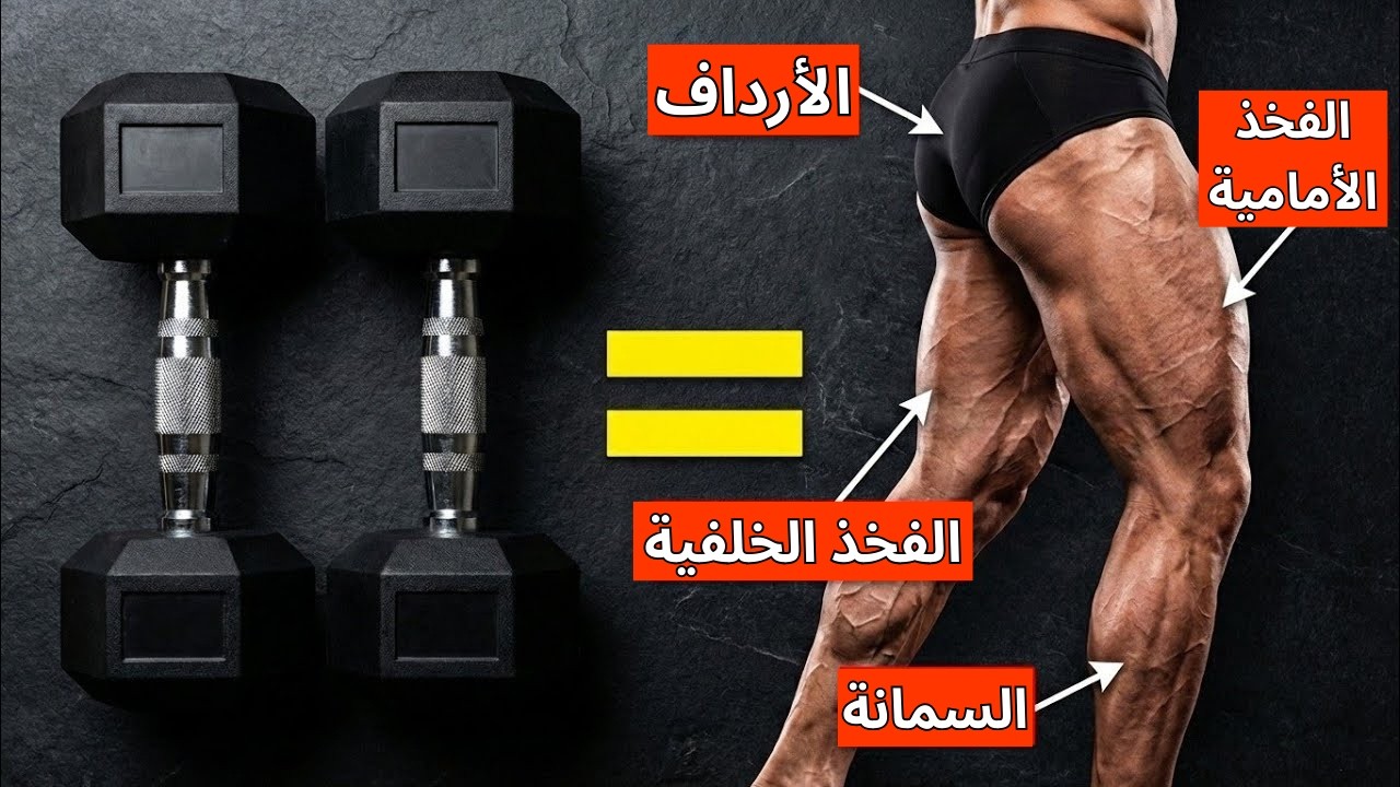 تمارين الأرجل الـ 3 الوحيدة التي تحتاجها باستخدام الدامبل
