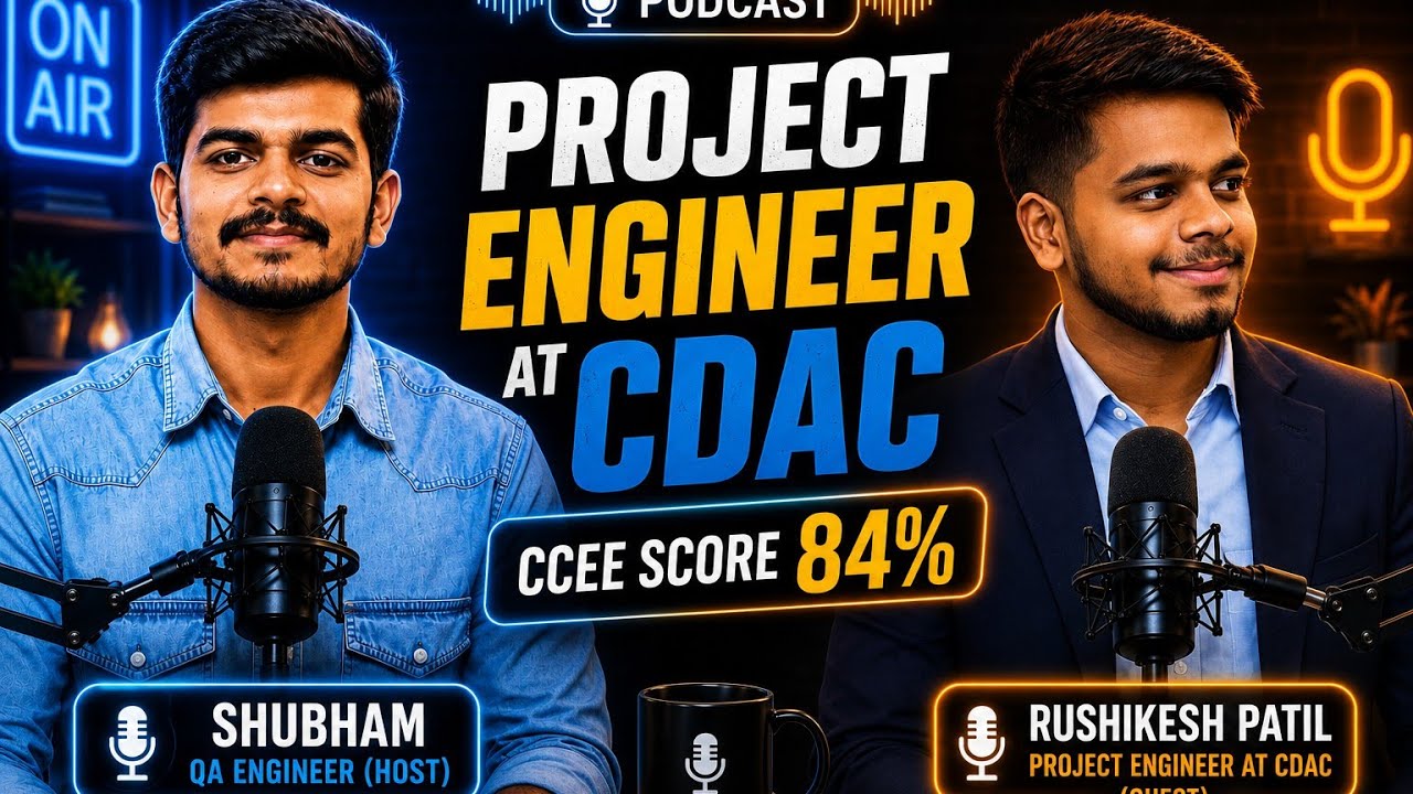 🔥 Cracked CDAC Project Engineer Role 💼 | Pattern Coding Test Tips 💡 | 7 LPA Journey 💰 | CCEE 84% 🎯