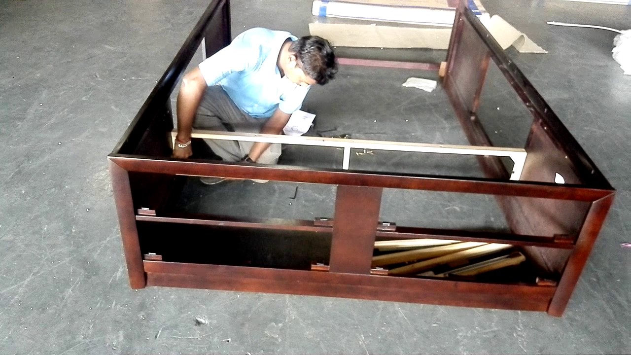 Emily Queen Bed Assembling Part 1