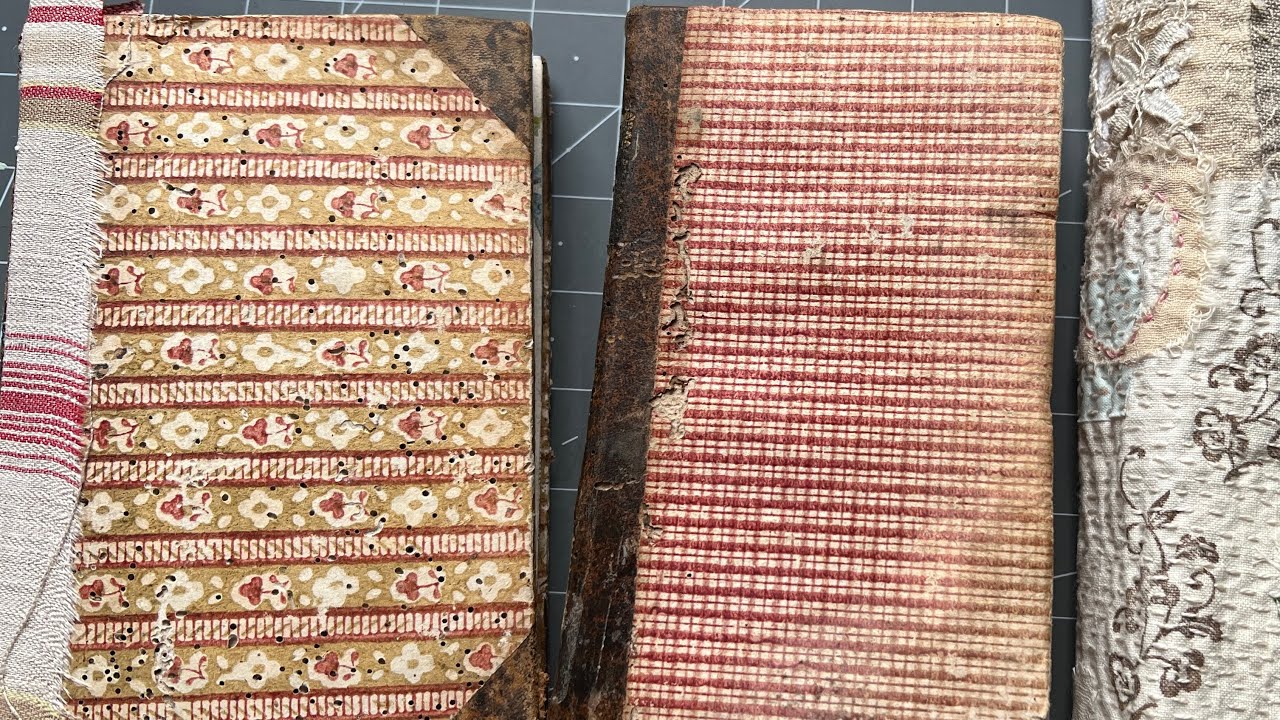 TUTORIAL | FINAL VIDEO Repairing super damaged book covers to create a journal