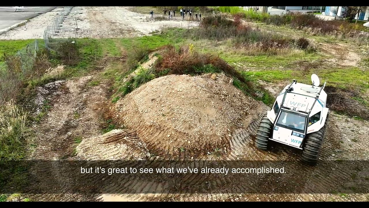 WFP X DLR Demo Day: Teleoperated ATV - AHEAD project (Autonomous Humanitarian Emergency Aid Devices)
