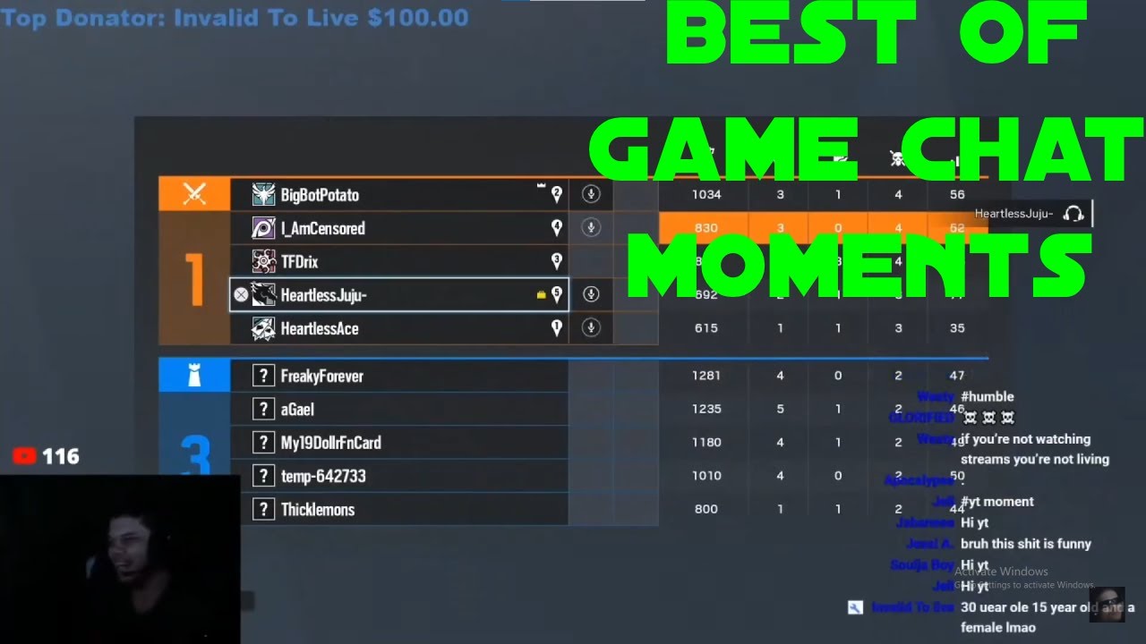 Best Game Chat Moments Of All Time - Ultimate Compilation (Rainbow Six Siege)