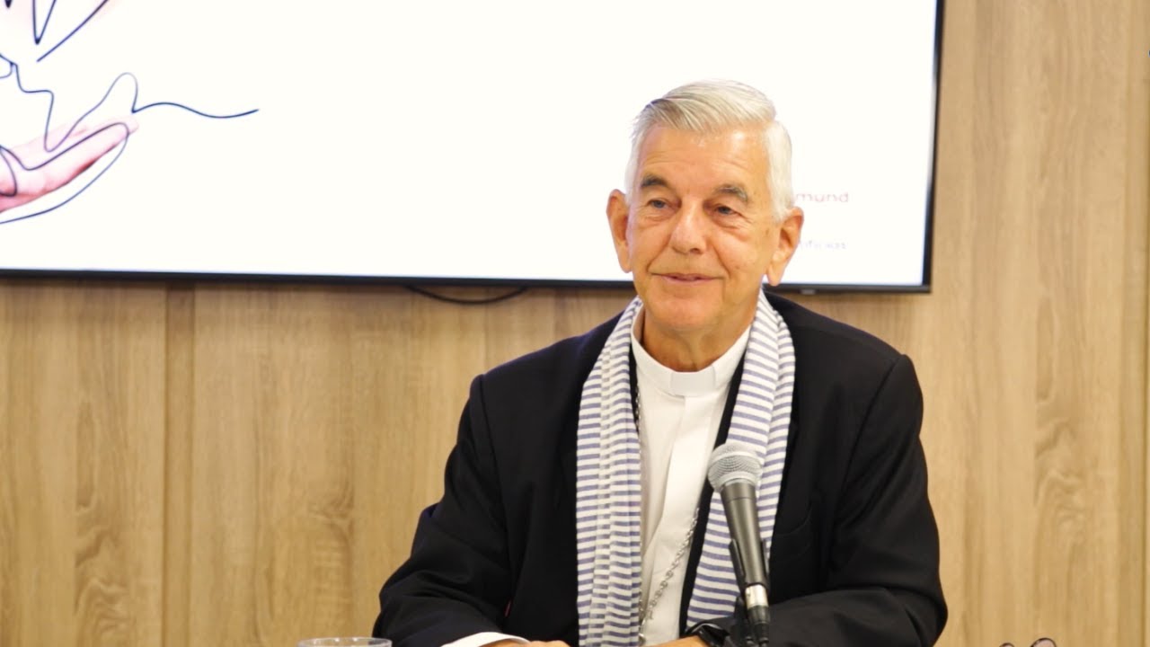 Mons. Enrique Figaredo en la presentación del Domund 2025