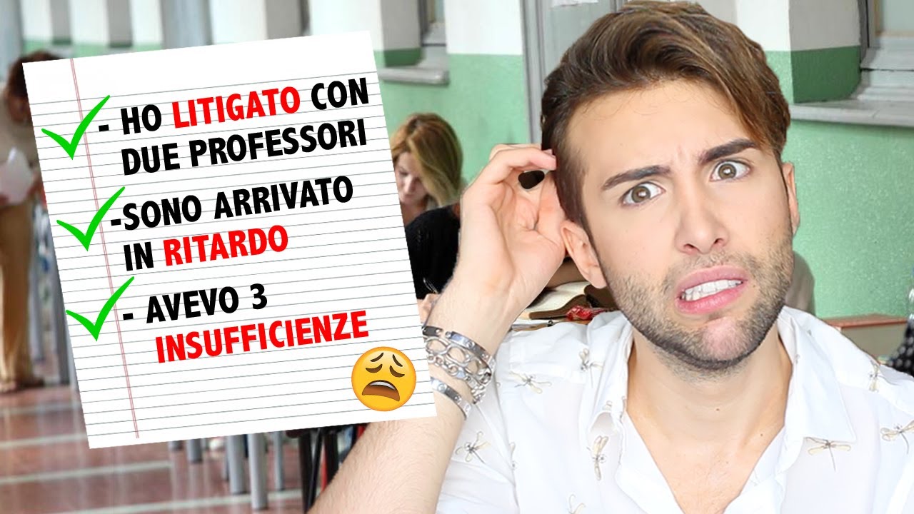 L'ESAME DI MATURITà Più DISAGIATO DI SEMPRE: IL MIO | GIANMARCO ZAGATO