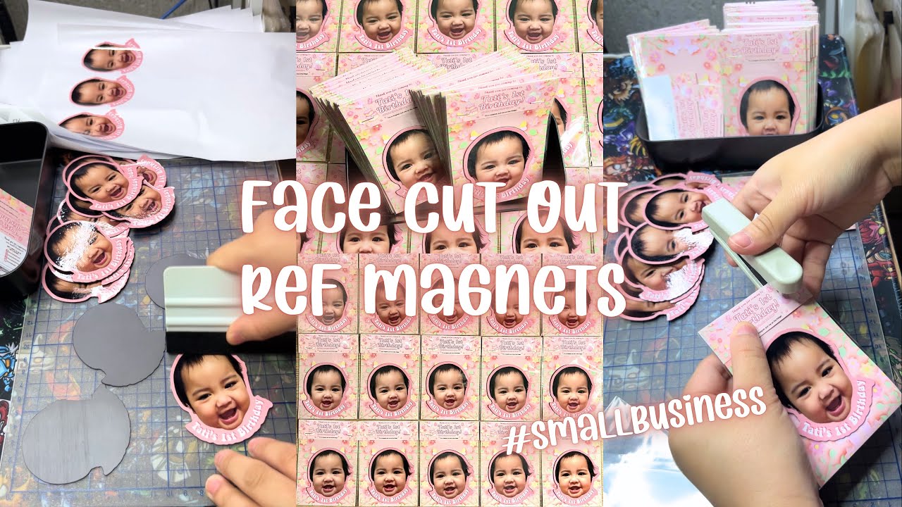 Face Cut Out Ref Magnets. 🌸🌷 | narizabeybe❥ #smallbusiness