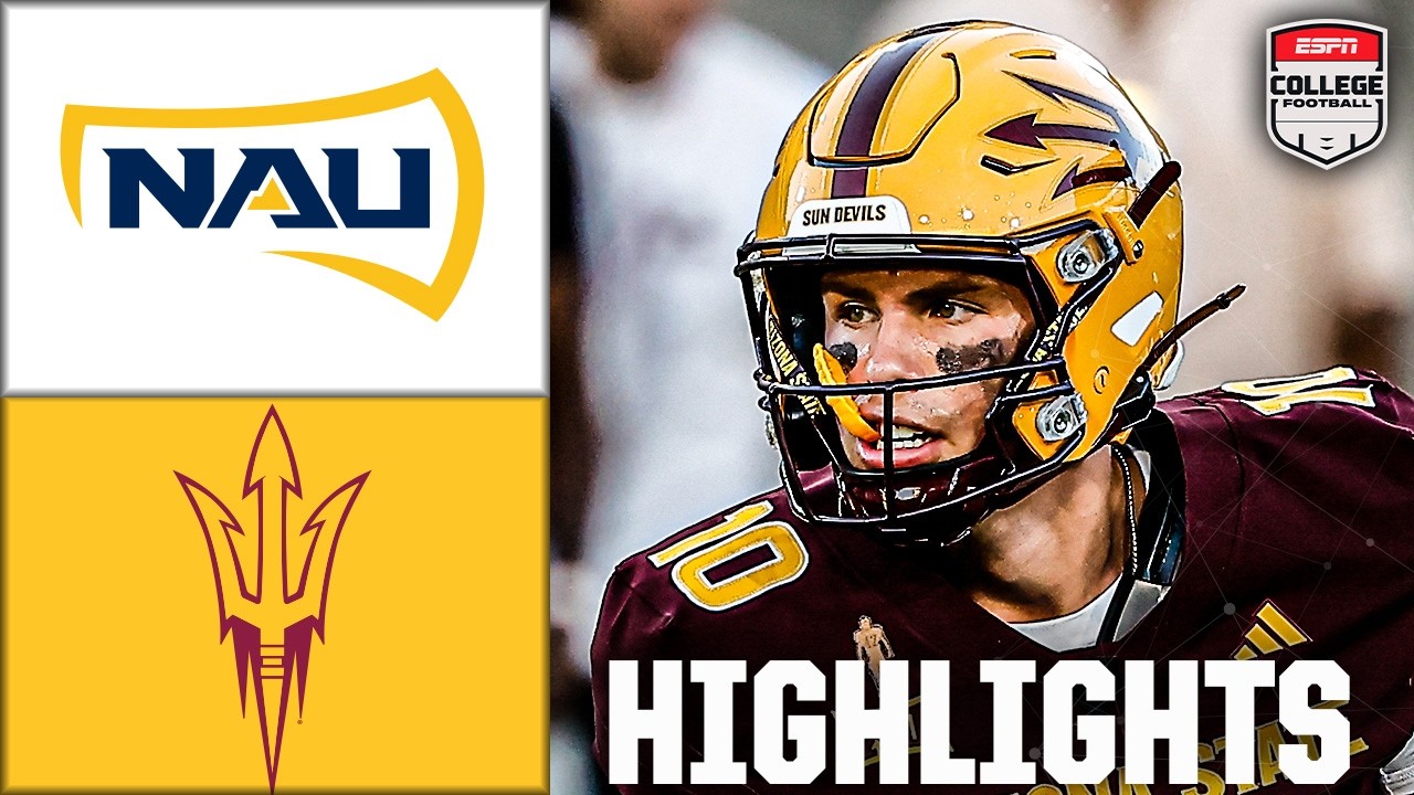 Northern Arizona Lumberjacks vs. Arizona State Sun Devils | Full Game Highlights | ESPN CFB