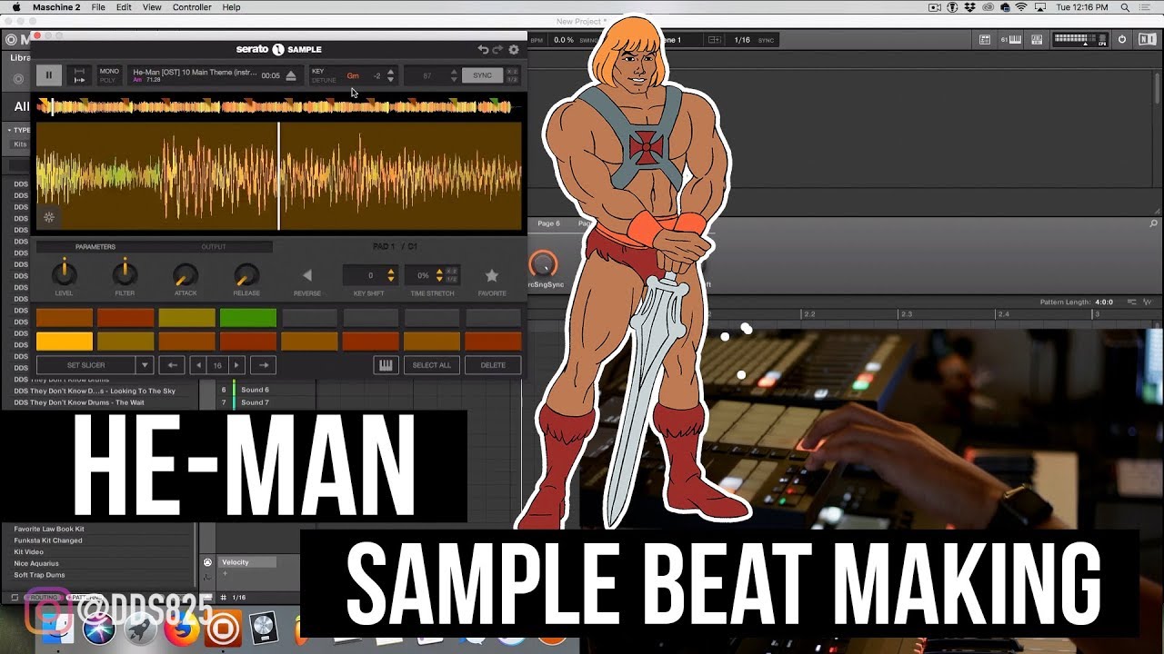 Sampling He-Man! Maschine & Serato Sample.