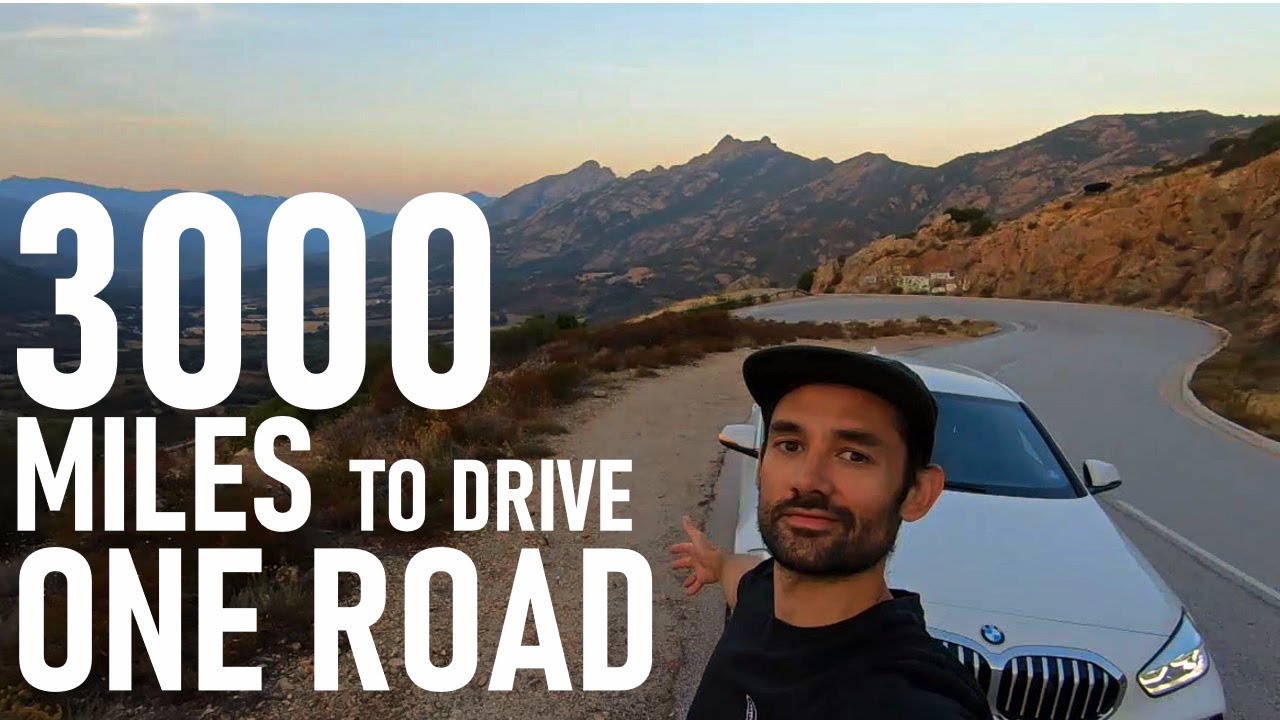 The greatest DRIVING ROAD in Europe? Epic Road Trip Uk to Corsica