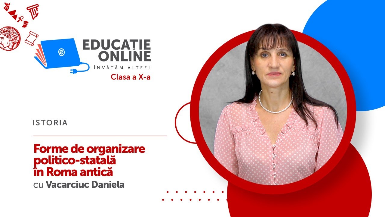 Istoria, Clasa a X-a, Forme de organizare politico-statală în Roma antică