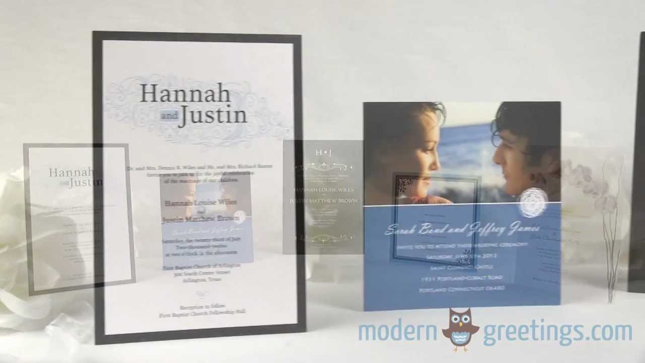 Wedding Invitation Sets by Modern Greetings