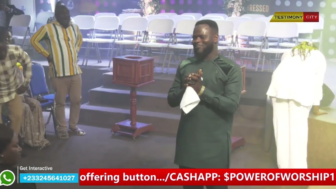 You can’t miss this powerful worship ministration by Sk Frimpong