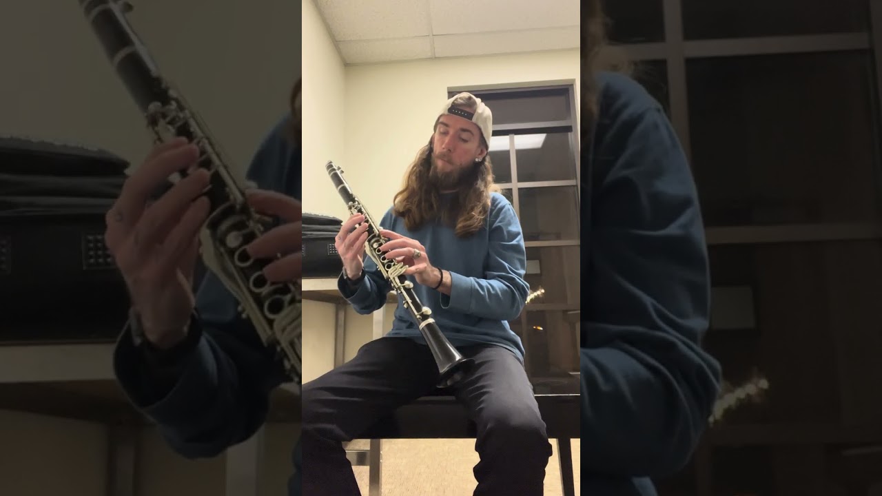 Clarinet C Octave Chromatic Scale 