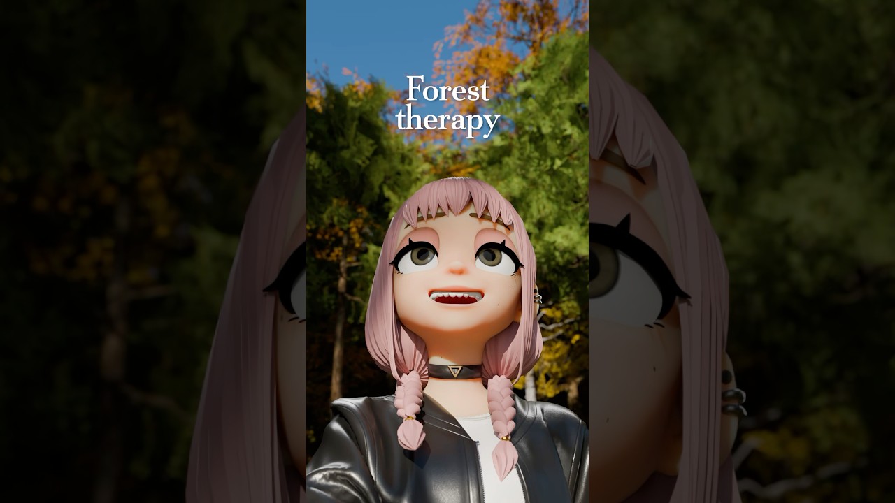 Forest therapy - Original Short Animation #blender #3danimation #nature