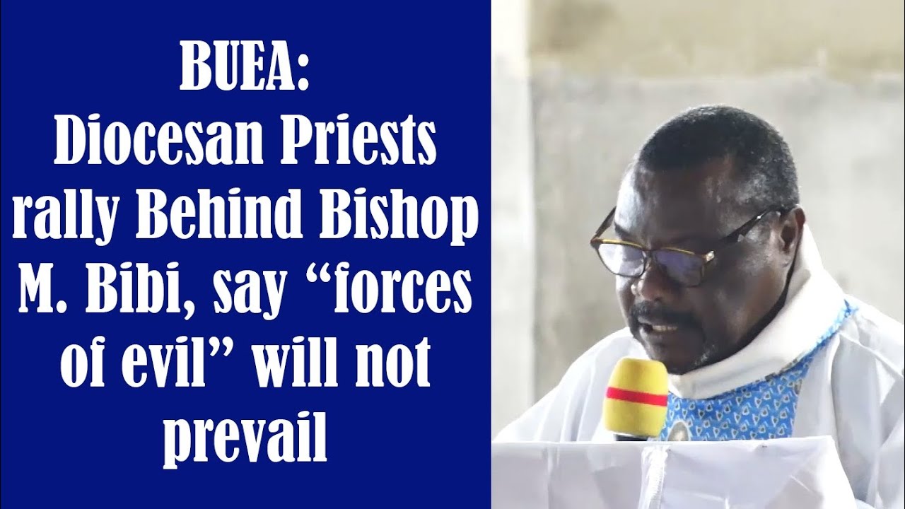 Buea Diocesan Priests rally behind Bishop Bibi, say 'forces of evil' will not prevail | Watch