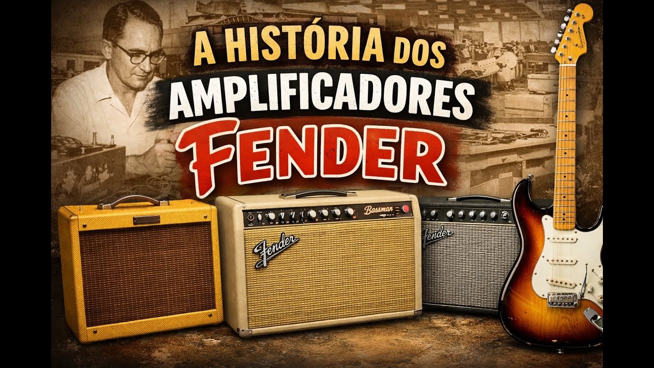 Amplificadores Fender: A Origem do Som Limpo que Mudou a Música