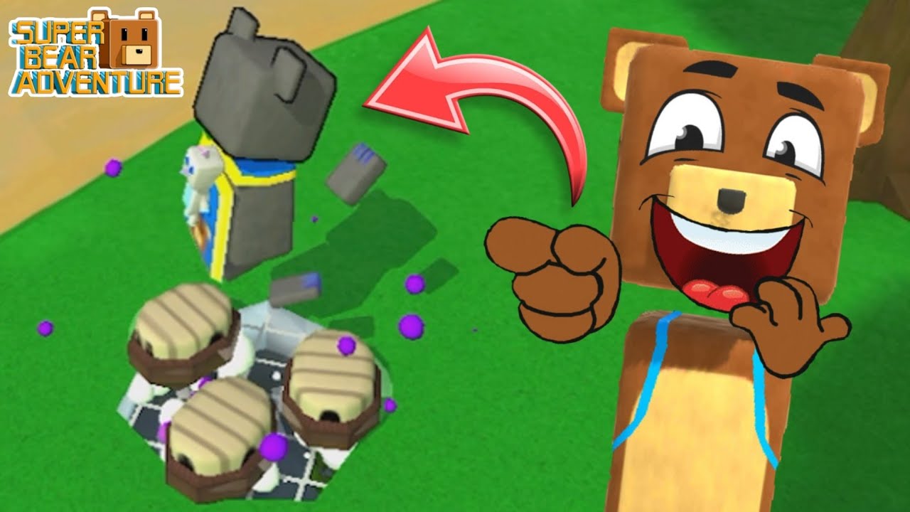 СМЕШНЫЕ МОМЕНТЫ В SUPER BEAR ADVENTURE (Funny Moments) - Maxflash