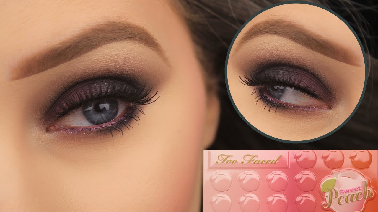 Урок №4 по палетке теней Too Faced Sweet Peach | Темный смоки-айз | Эймер МакЭлхерон