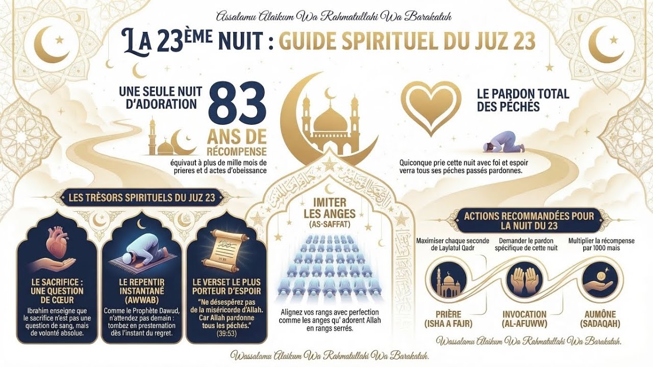 Juz 23 : La Nuit du Destin #islam #Ramadan #Juz23 