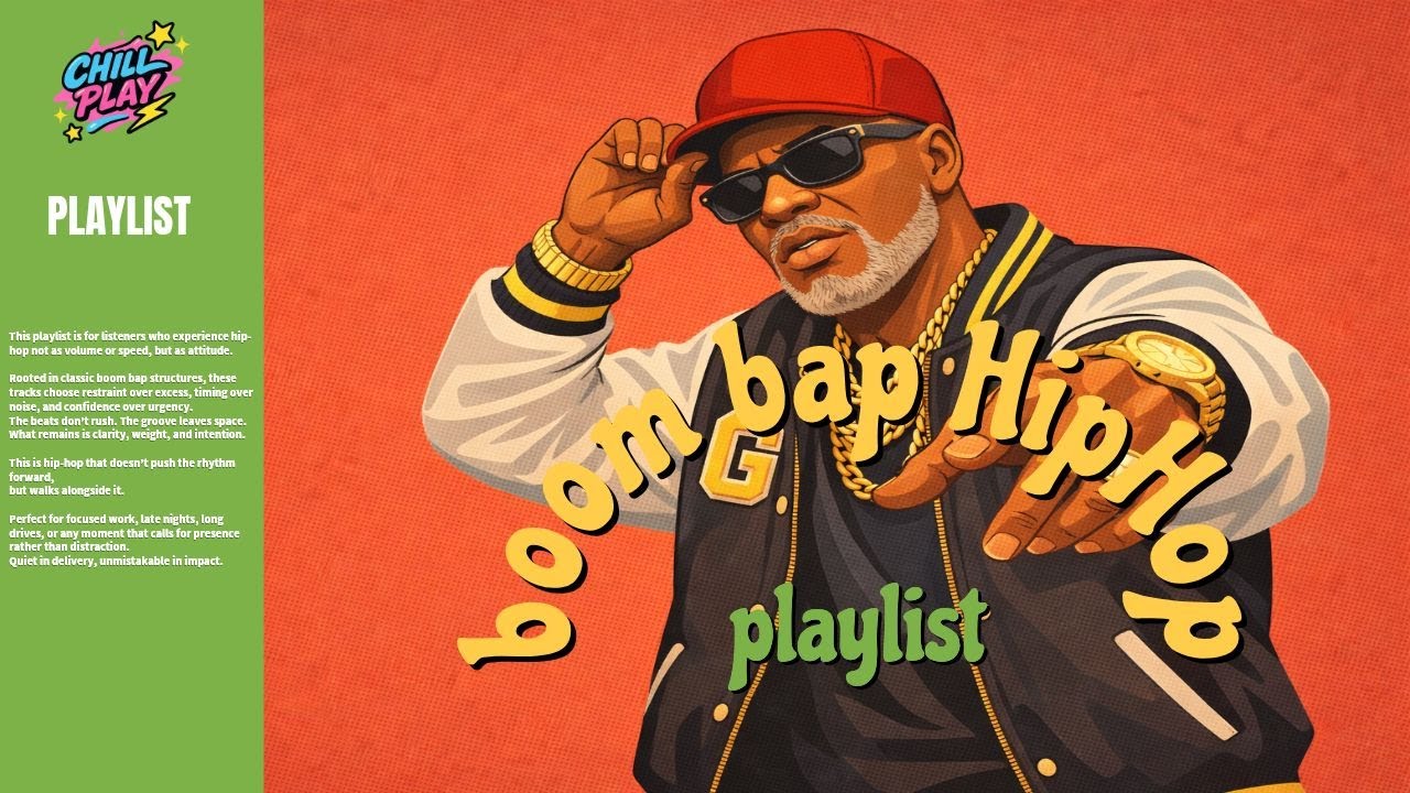 🌈 [𝑷𝒍𝒂𝒚𝒍𝒊𝒔𝒕]시작하자마자 듣다보면 고개가 까딱까딱| Boom Bap Hip-Hop for Focus & Flow | BOOM BAP |