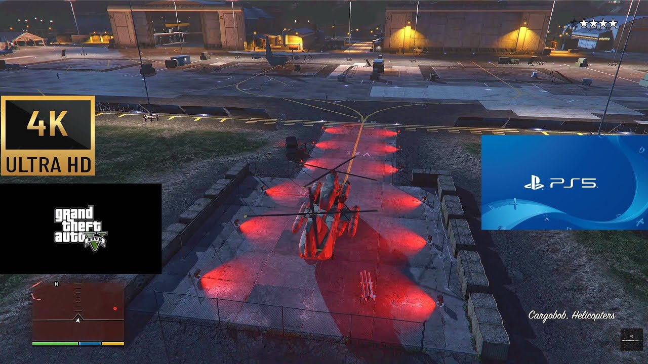 28A. GTA V - Mission 28A. Cargobob (Off Shore Approach Preparation 1) 