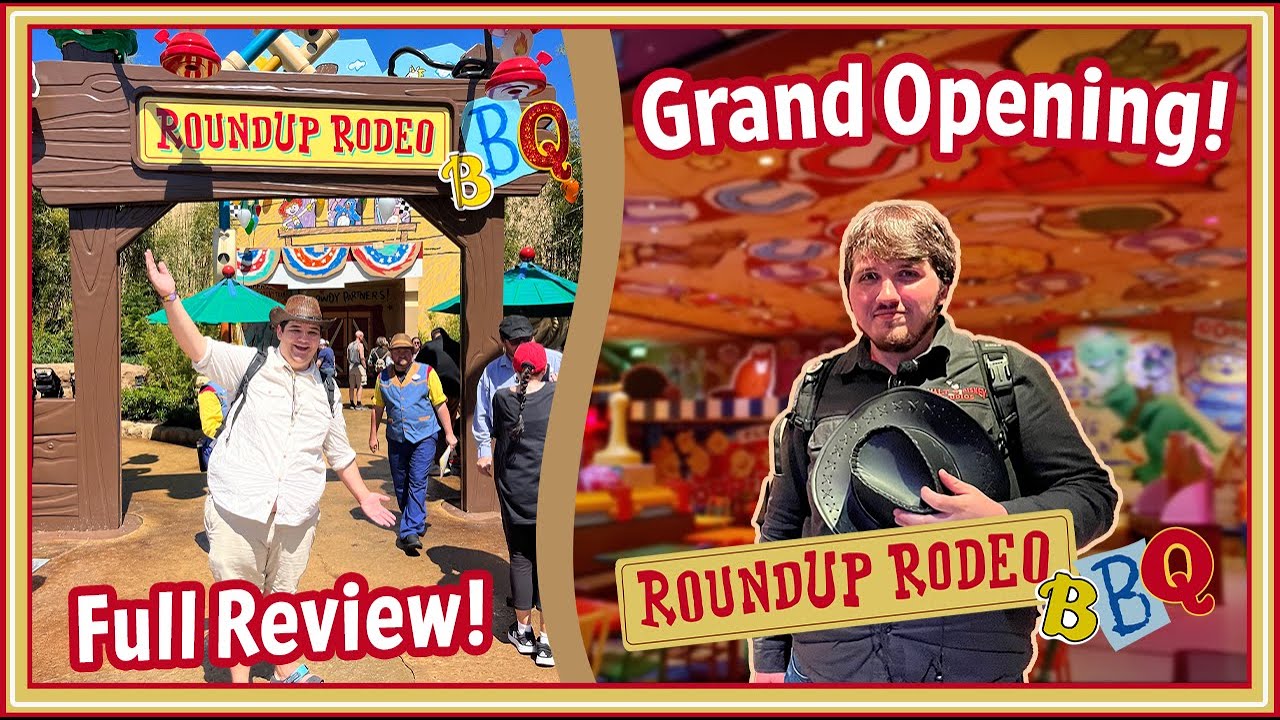 Grand Opening of Roundup Rodeo BBQ at Hollywood Studios! - Disney World’s New Toy Story Restaurant