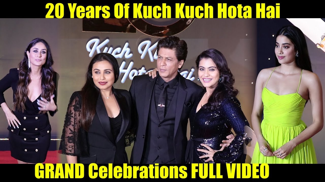 20 Years Of Kuch Kuch Hota Hai GRAND Celebrations FULL VIDEO | SRK, Kajol, Rani, Kareena, Jhanvi