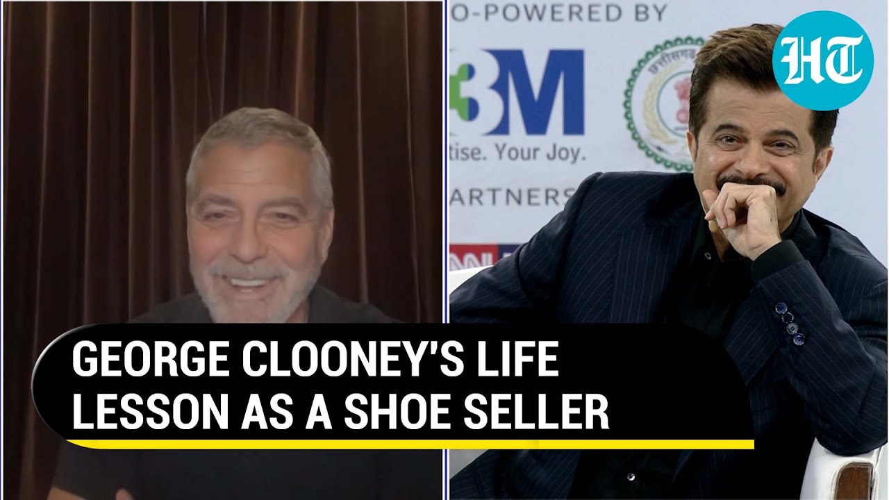 Shoe seller to superstar: George Clooney recounts journey | HTLS 2022