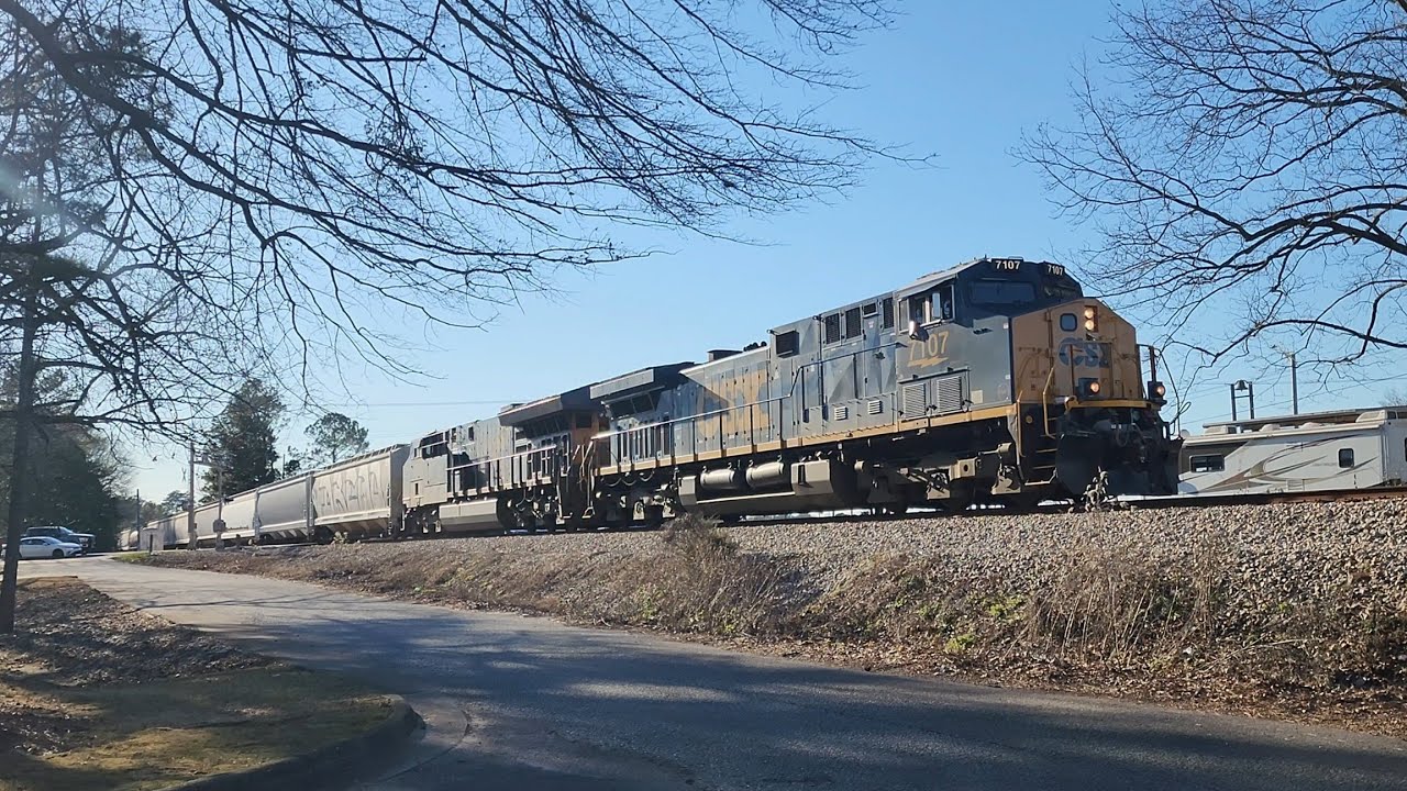 Northbound CSX M606-08 Through Auburn, Al